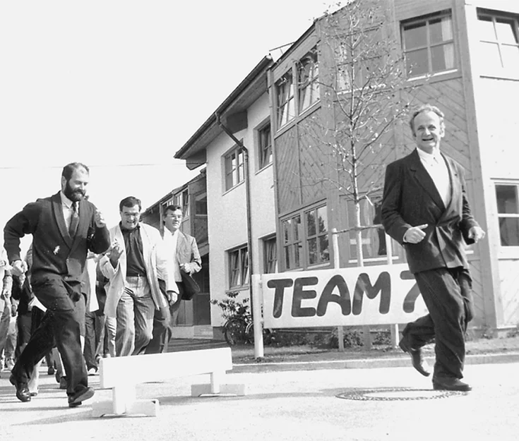 Opening of TEAM 7 in Ried im Innkreis in 1959