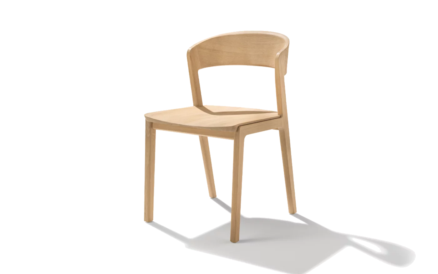 Nachtkästchen mylon in Eiche mit großer Lade