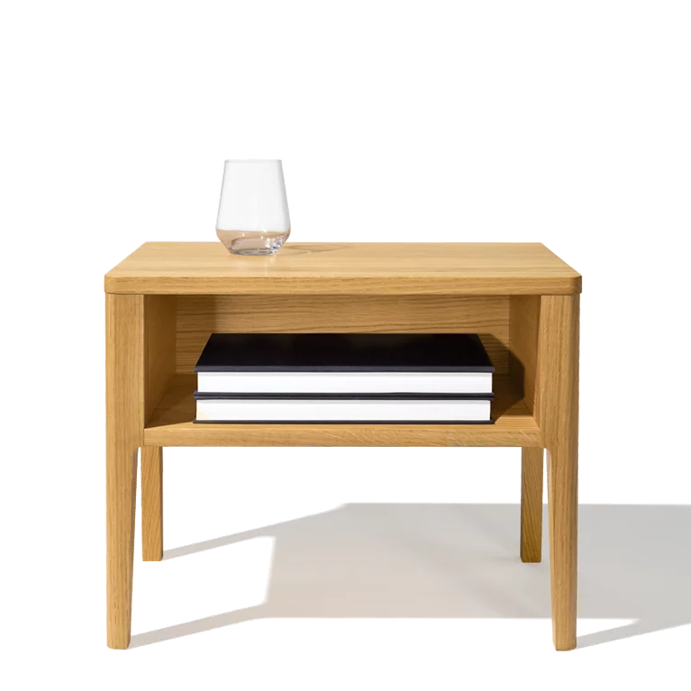 eleganter Nachttisch mylon aus Massivholz Eiche