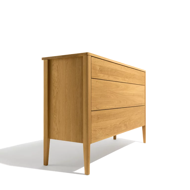classic mylon chest of drawers in natural oak oil