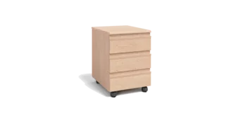 roll container kids made of natural wood mobile pedestal kids with drawers in alder white oil