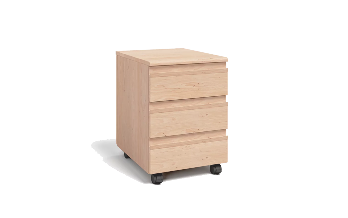 roll container kids made of natural wood mobile pedestal kids with drawers in alder white oil