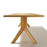 yps solid wood dining table in oak