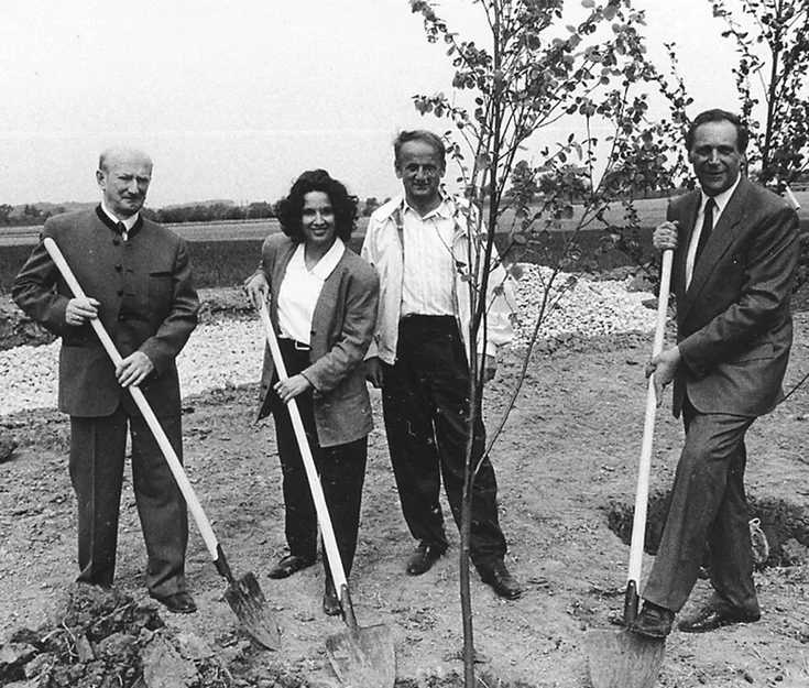 Spatenstich für das TEAM 7 Naturholzplattenwerk in Pram