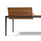 table à rallonge tak en noyer table de salle à manger extensible tak en bois massif de type noyer