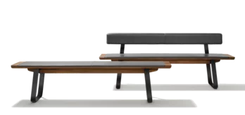 extendable nox wooden dining table in walnut