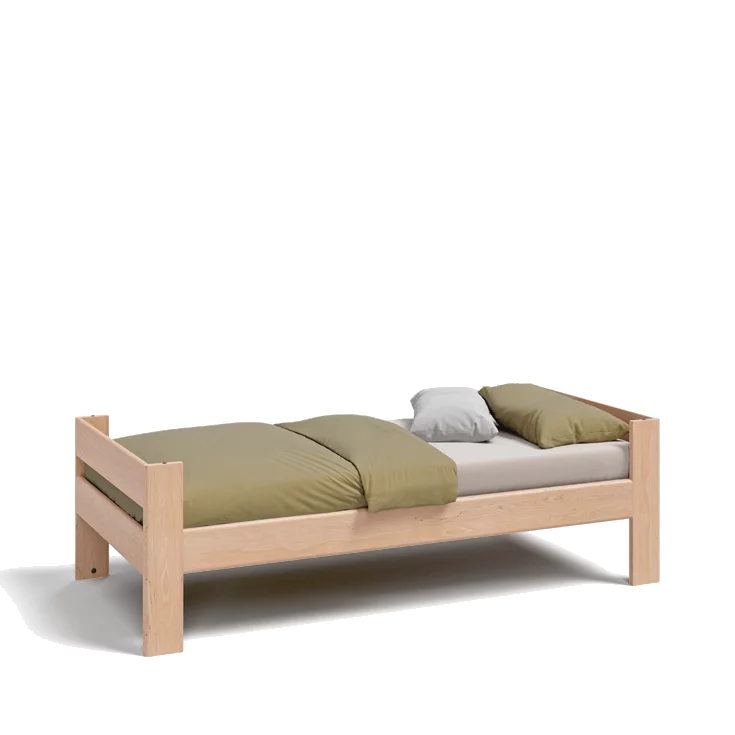 kids Einzelbett in Erle Weißöl massiv