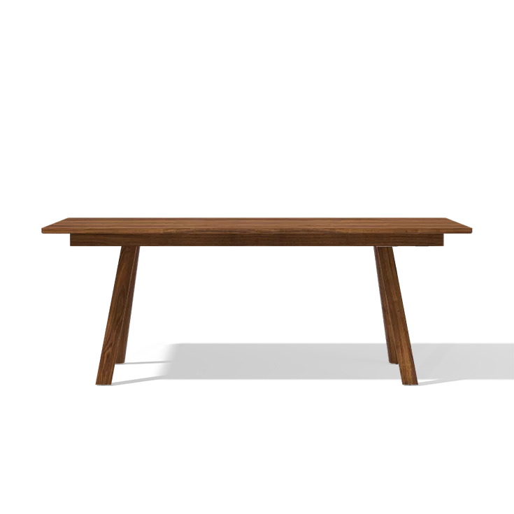 taso extendable dining table in walnut wood