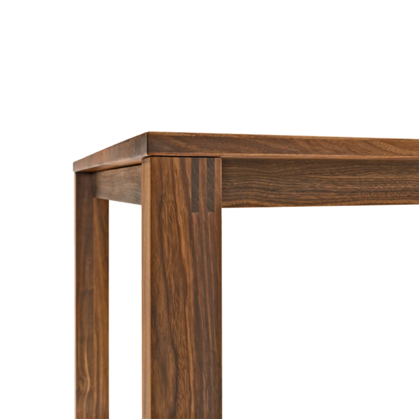 magnum cantilever chair with leather seat shell and shiny frame, rear view