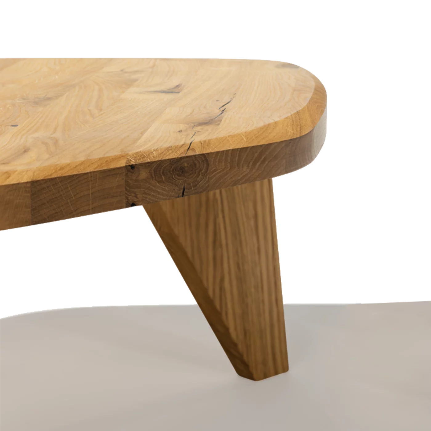 ur coffee table made of solid wild oak, detail picture