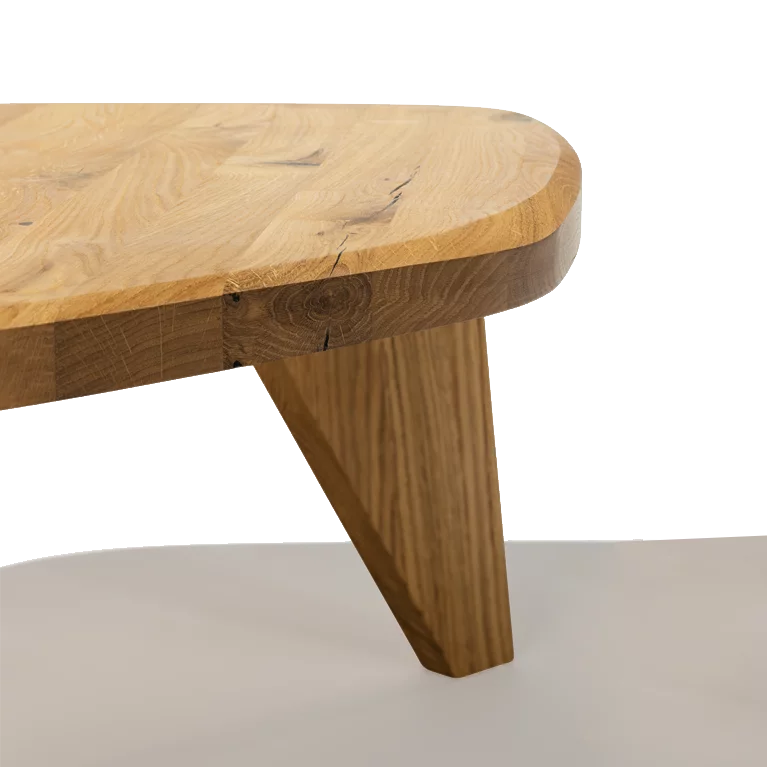 ur Couchtisch aus Massivholz Eiche Wild, Detailbild