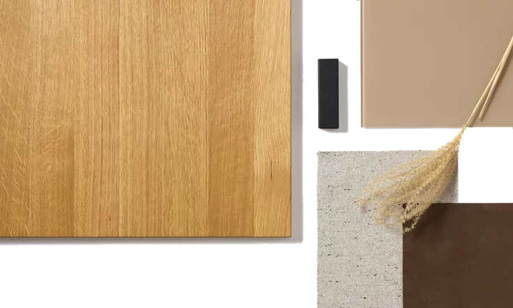 Large variety of materials at TEAM 7 Ried