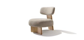 elegant elliot lounge chair in solid oak white oil with nimbus fabric