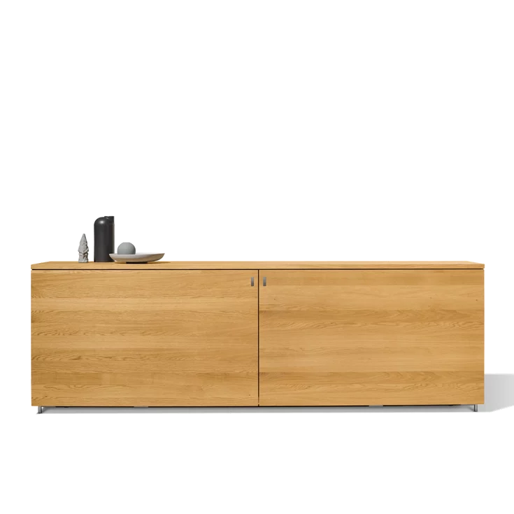 cubus Sideboard in Eiche massiv mit Schiebetür