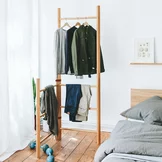 multifunctional italic ladder in solid beech heartwood