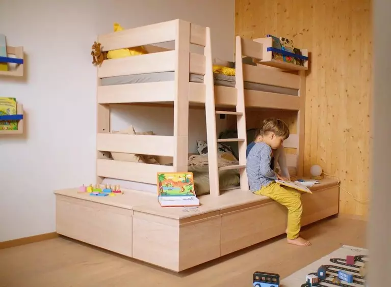 kids beds | alder white oil | TEAM 7