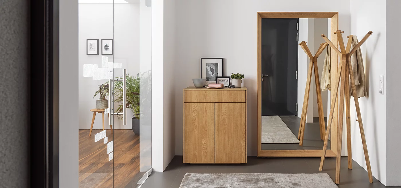 hood coat rack with the filigno hallway in oak