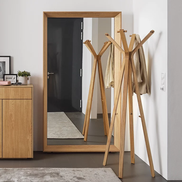 hood coat rack with the filigno hallway in oak