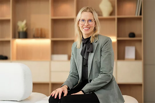 Einrichtungsplanerin Carina Kaufmann von TEAM 7 Graz