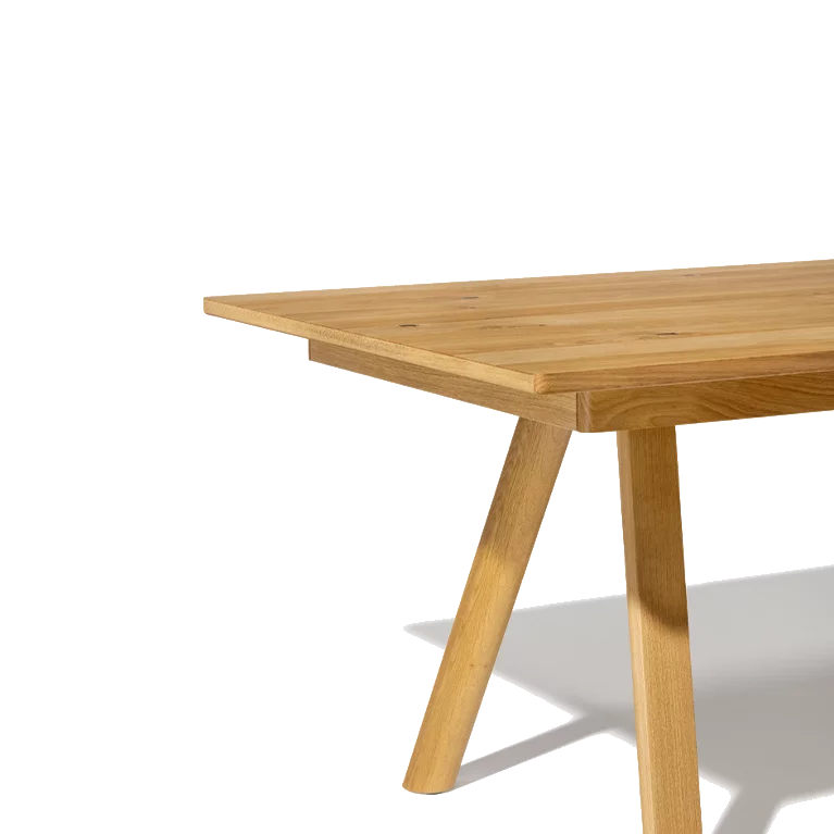 taso Esstisch ausziehbar massiv in Eiche Wild, Detailbild