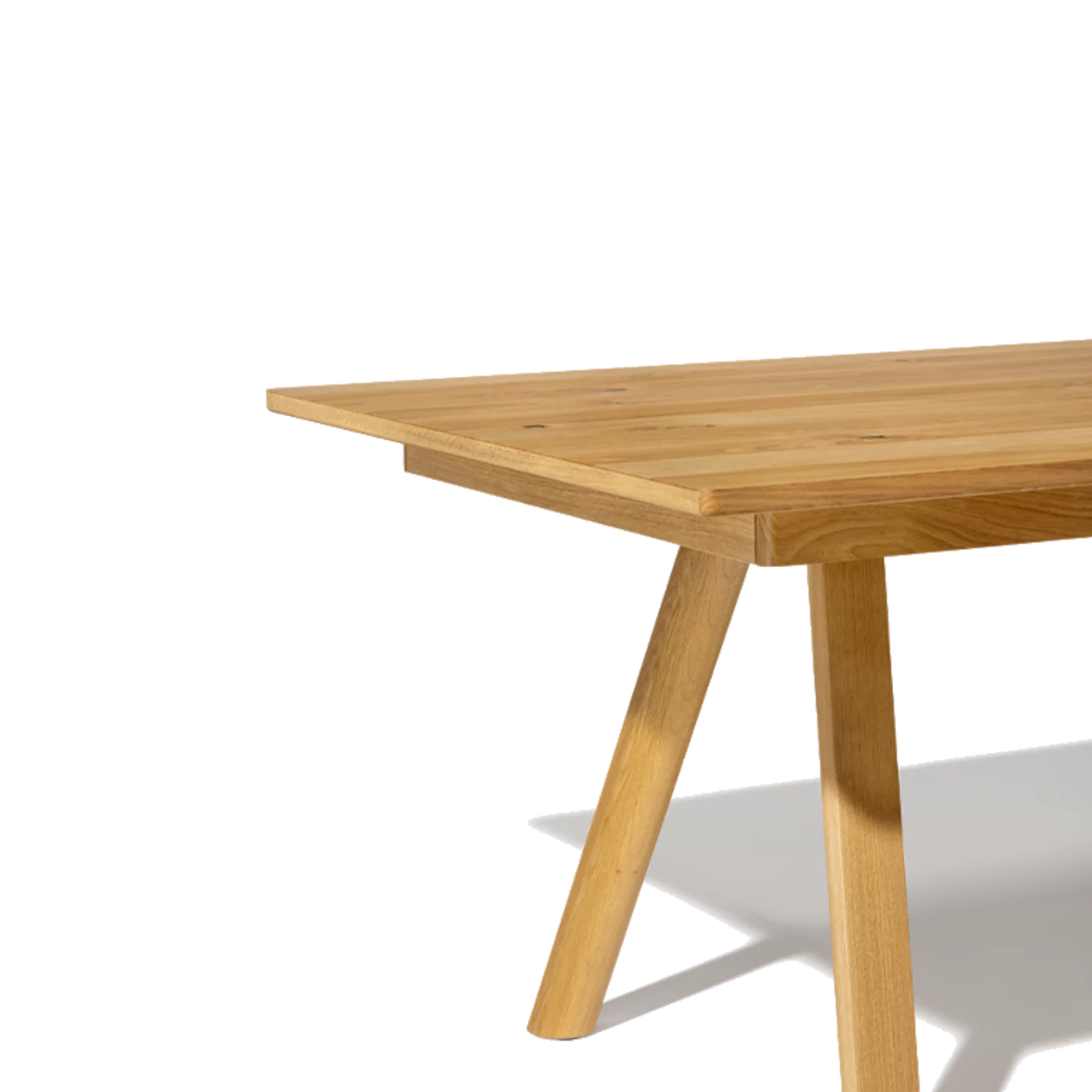 taso Esstisch ausziehbar massiv in Eiche Wild, Detailbild