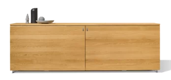cubus Sideboard in Eiche massiv mit Schiebetür