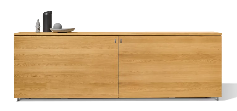 cubus Sideboard in Eiche massiv mit Schiebetür