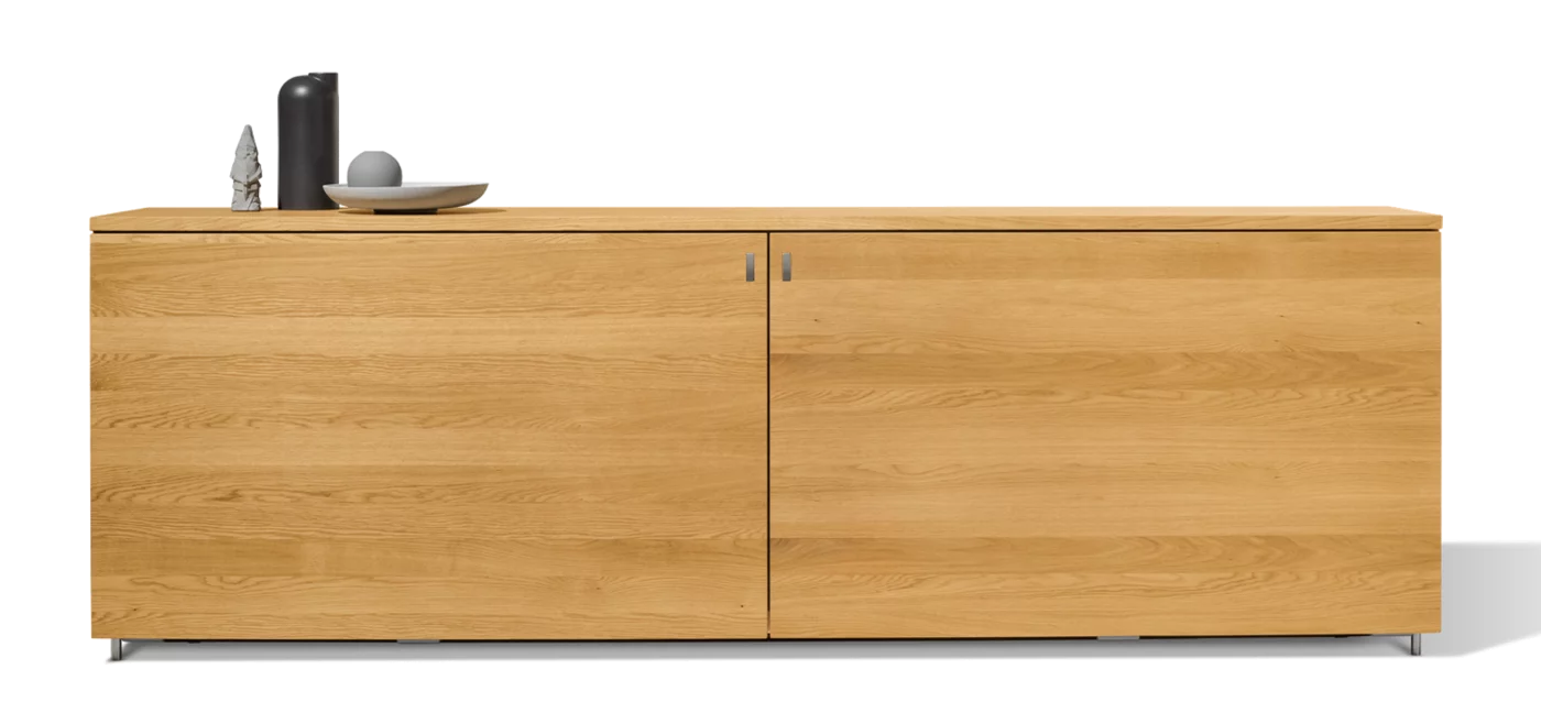 cubus sideboard in solid oak with sliding door