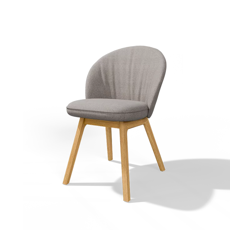 comfortable upholstered chair in fabric with solid wooden frame comfortable upholstered chair flor in fabric with wooden frame in solid oak