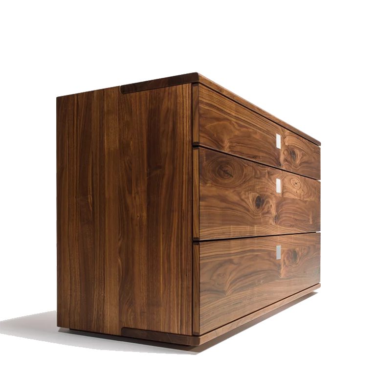 Kommode nox aus Holz in Nussbaum