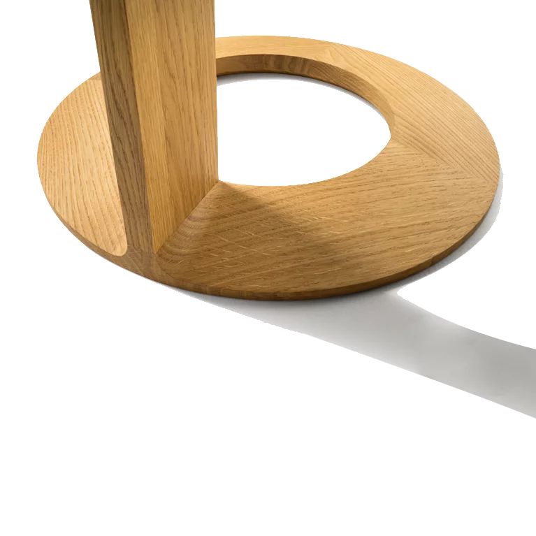 Beistelltisch loup in Eiche, Detailansicht