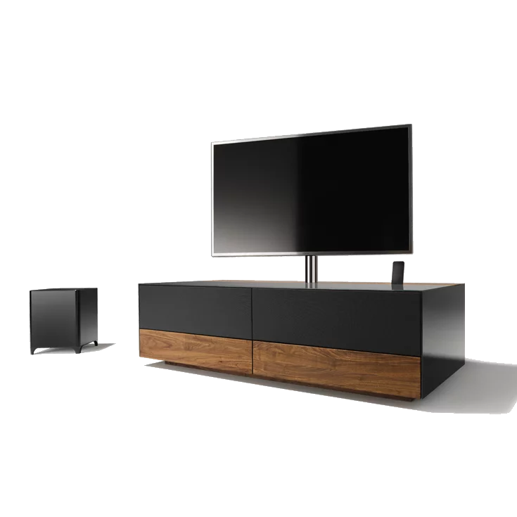home entertainment TV cabinet in solid walnut