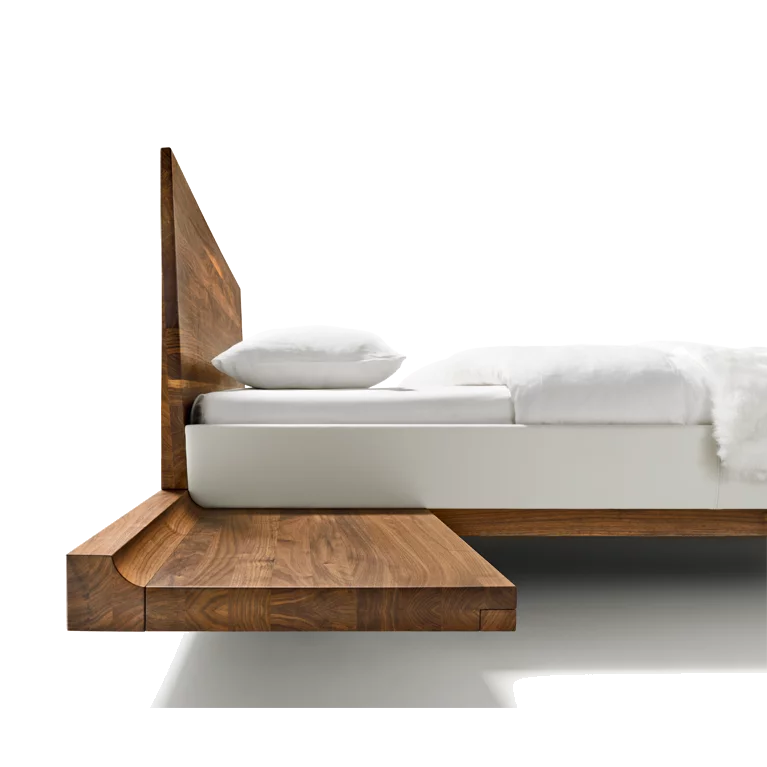 riletto make up console in oak white oil, detailed view