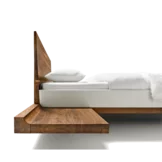 riletto make up console in oak white oil, detailed view