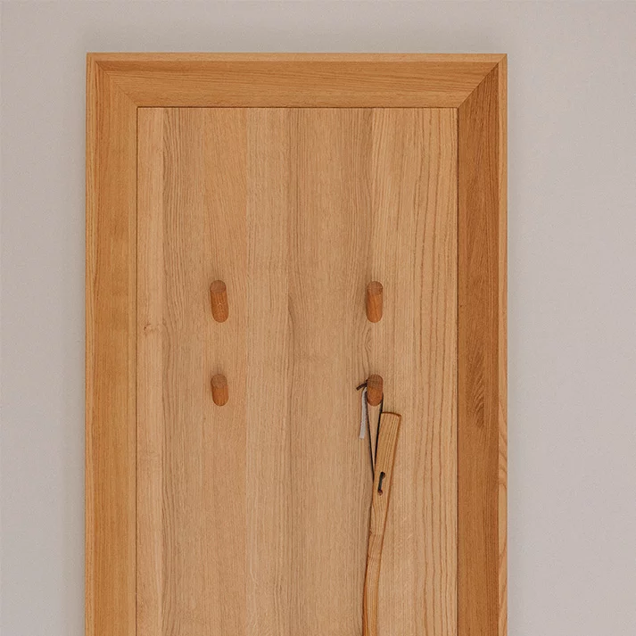 Naturholzpaneel, Detailansicht haiku Naturholzpaneel in Eiche massiv, Detailansicht