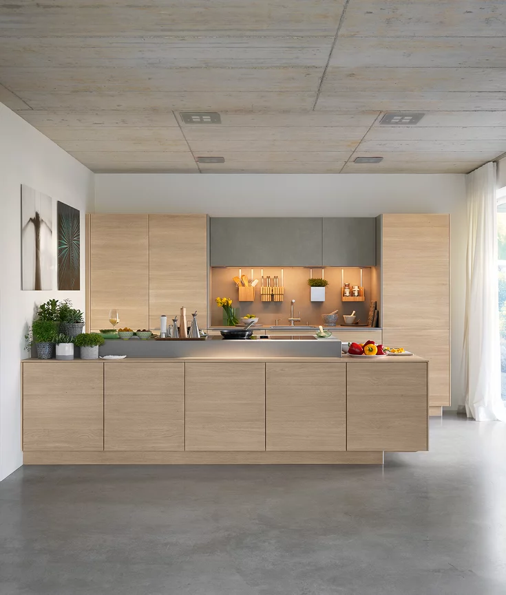 timeless solid wood kitchen with ceramic fronts timeless filigno solid wood kitchen in oak white oil with ceramic fronts