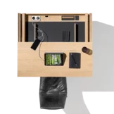 kleiner Sekretär filigno in Eiche Weißöl massiv