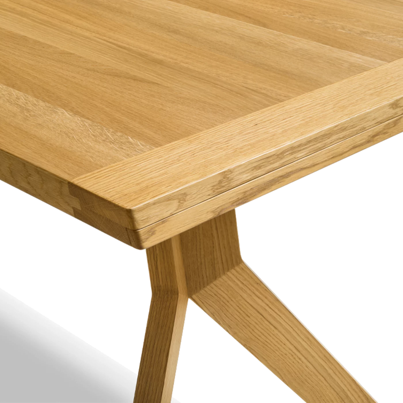 yps extendable dining table in solid oak