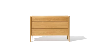 moderne mylon Kommode mit Schubladen in Eiche Vollholz