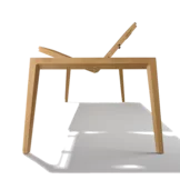 mylon Nachtkästchen mit Lade in Eiche massiv