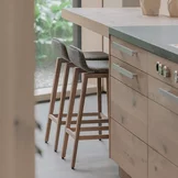 kitchen bar stool ark upholstered and loft kitchen in oak white oil, location