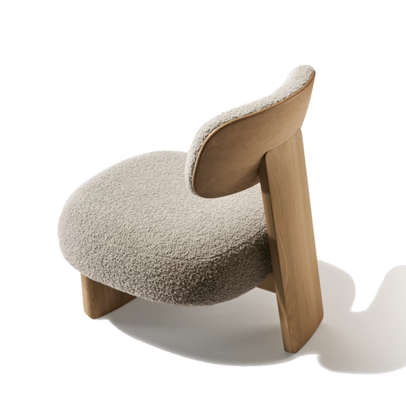elliot Lounge Chair als Polsterstuhl mit Nimbus Stoff