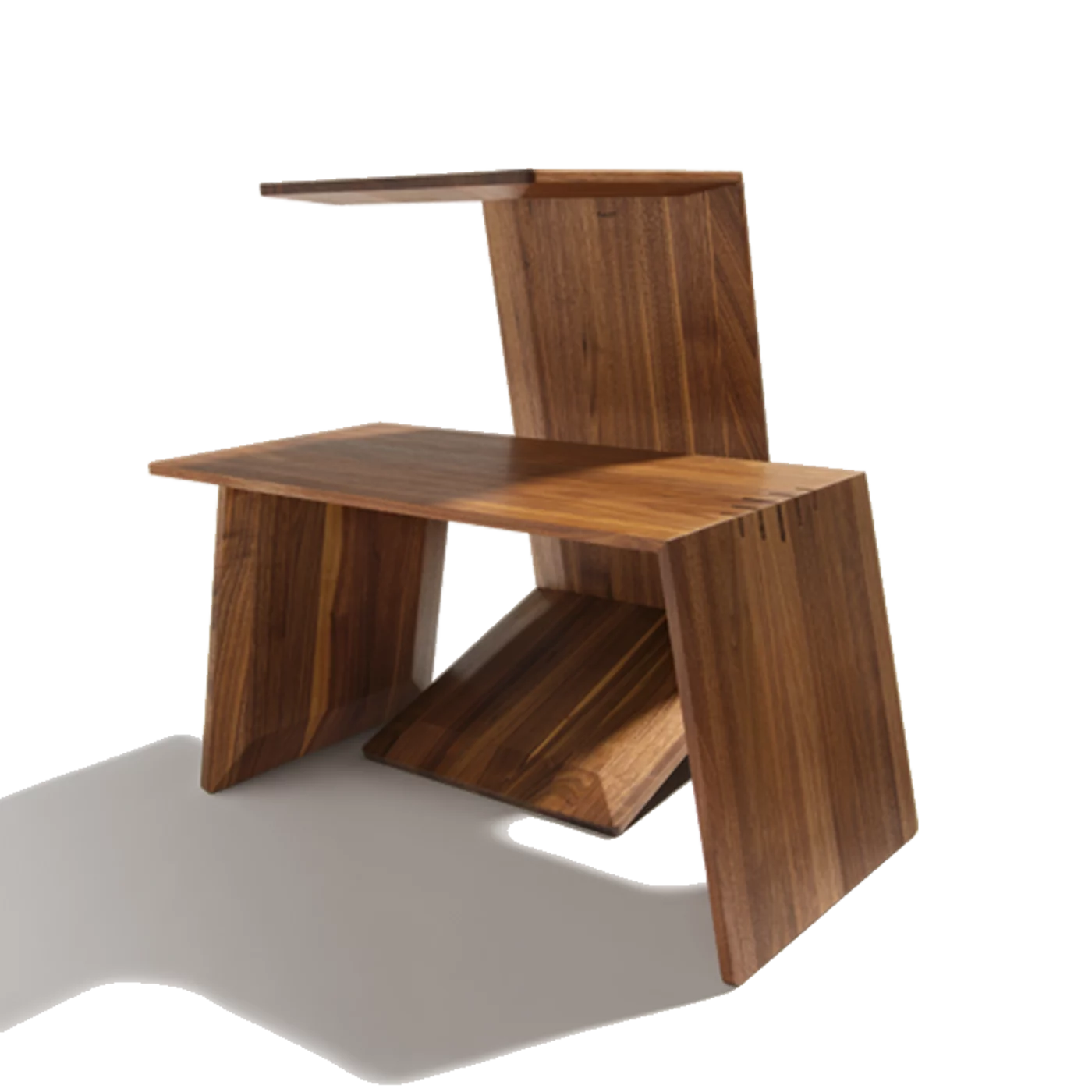 sidekick side table in walnut