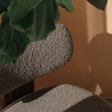 elliot Lounge Chair aus Nussbaum in Nimbus topo, Detailbild